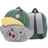 Sac à Dos Maternelle Peluche Animaux Sportifs — 10 Modèles - Cochon Baseball