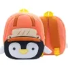 Sac à Dos Maternelle Peluche Animaux Sportifs — 10 Modèles - Pingouin Patineur
