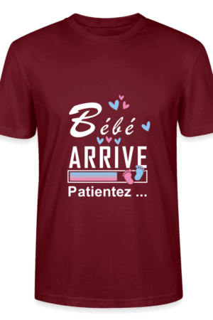 T-shirt Unisexe - Bébé arrive bordeaux