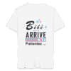 T-shirt Unisexe - Bébé arrive style 2 - blanc