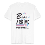 T-shirt Unisexe - Bébé arrive style 2 - blanc