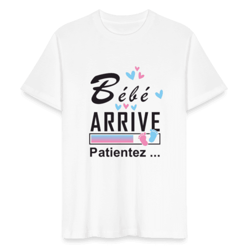 T-shirt Unisexe - Bébé arrive style 2 – Image 2