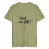 T-shirt Unisexe - c'est une fille - vert brouillard