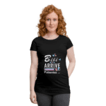 T-shirt noir - Bébé arrive- mod