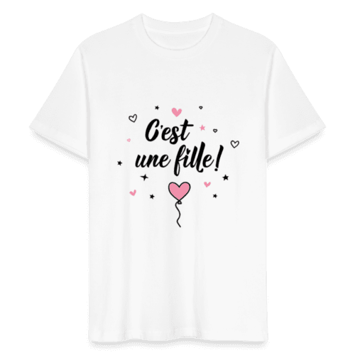 T-shirt Unisexe - c'est une fille – Image 4