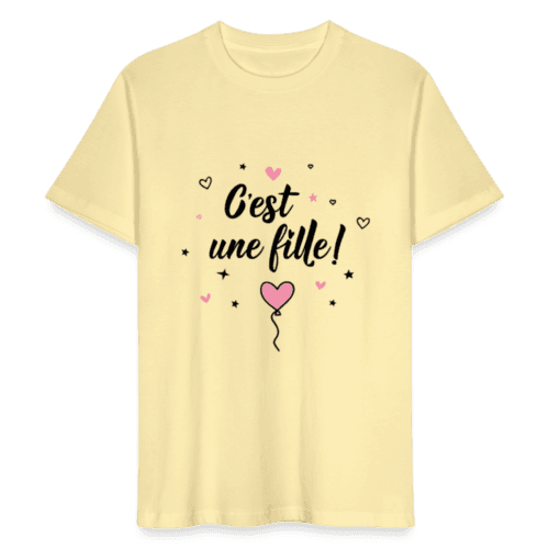 T-shirt Unisexe - c'est une fille – Image 2