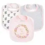Bavoirs Bébé Lot 3 Pièces – Coton Doux et Imperméables