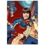 Poster Super-Héros Personnalisé - SuperGirl