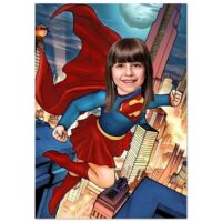 Poster Super-Héros Personnalisé - SuperGirl