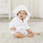 Peignoir de bain bébé - Poncho Style animaux - Mouton