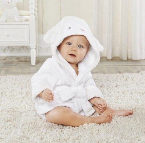 Peignoir de bain bébé - Poncho Style animaux – Image 4