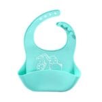 Bavoirs pour bébé en silicone - Vert