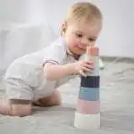Tasses empilables pour bébé – Jeu d'éveil pour empiler, imbriquer et stimuler la motricité fine