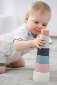 Tasses Empilables pour Bébé - Jeu Éducatif et Interactif
