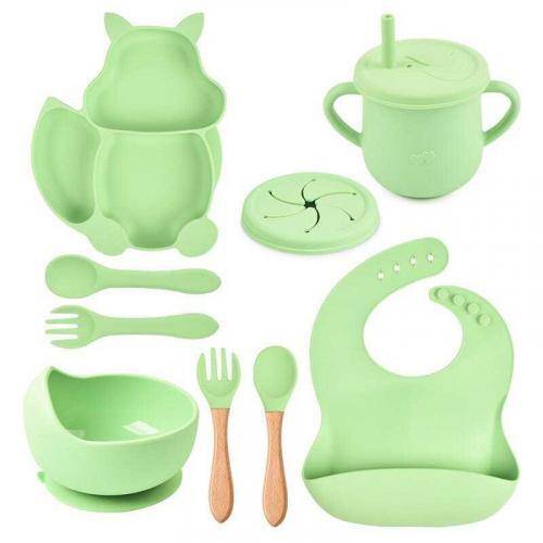 Ensemble repas complet vert