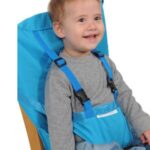 Chaise Nomade Pliable et Lavable pour Bébé - Bleu