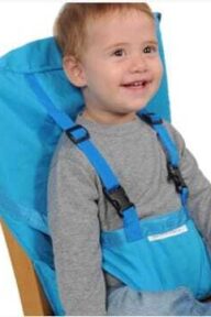 Harnais bébé pour chaise - Pliable et Lavable