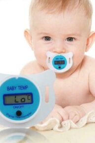 Tétine thermomètre numérique - Confort et précision pour le bien-être de bébé
