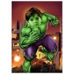 Poster Super-Héros Personnalisé - Hulk - Style 1