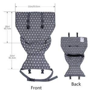 Harnais pour Bébé,Facile à installer et ajustable,confort et stabilité