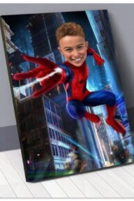 Portraits de super-héros Poster Super-Héros Personnalisé - Spiderman v2