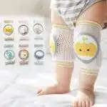 Genouillères Bébé Antidérapantes – Protection Confortable pour Ramper en Sécurité