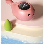 Thermomètre de Bain Baleine pour Bébé - Rose