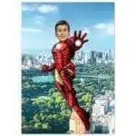 Poster Super-Héros Personnalisé - Iron Man