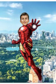Portraits de super-héros Poster Super-Héros Personnalisé - Iron Man