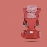 Porte-Bébé avec Rangements Pratiques - Rouge