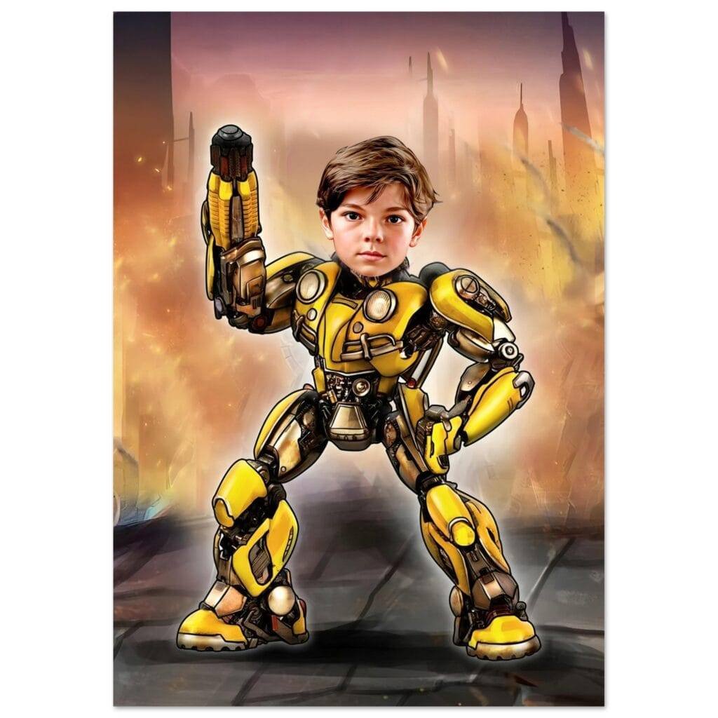 Poster Super-Héros Personnalisé - Bumble Bee