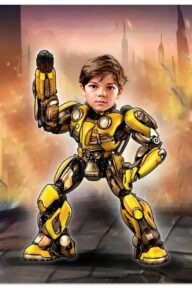 Poster Super-Héros Personnalisé - Bumble Bee