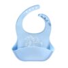 Bavoirs pour bébé en silicone - Bleu