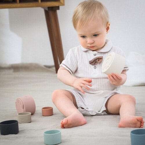 Tasses Empilables pour Bébé - Jeu Éducatif et Interactif – Image 3