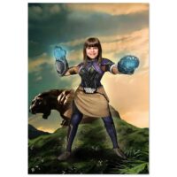 Poster Super-Héros Personnalisé - Shuri Black Panther