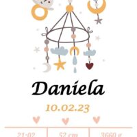 Affiche de naissance Mobile