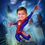 Poster Super-Héros Personnalisé - Spiderman - SP4