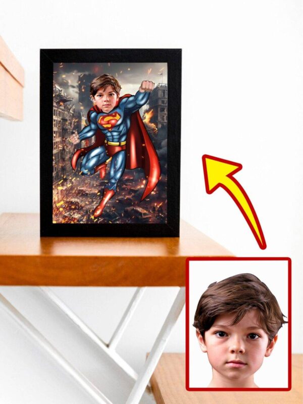 Poster Super-Héros Personnalisé - Super man