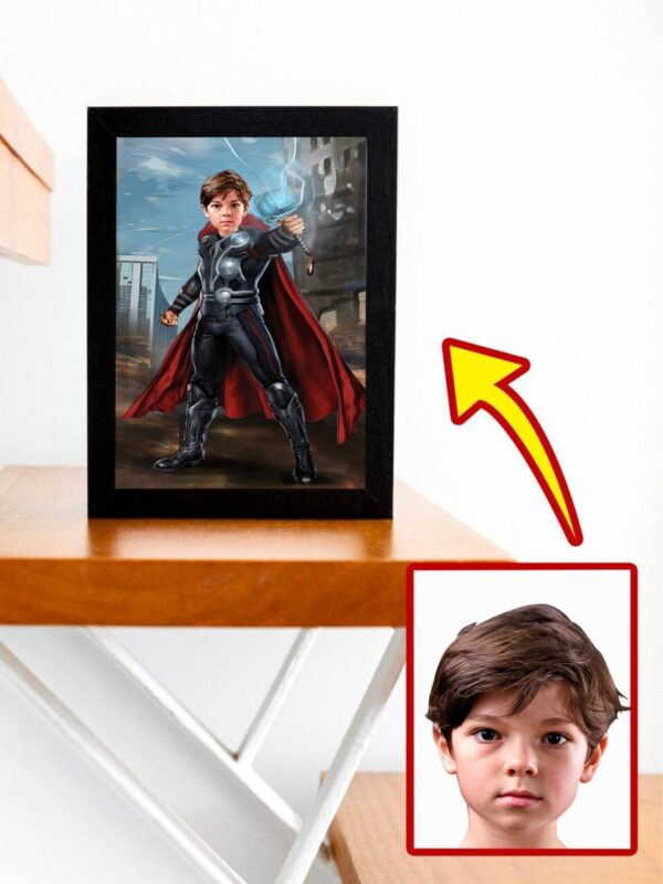 Poster Super-Héros Personnalisé - Thor