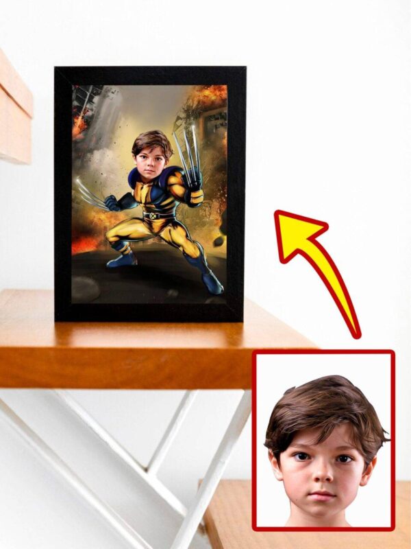 Poster Super-Héros Personnalisé - Wolverine