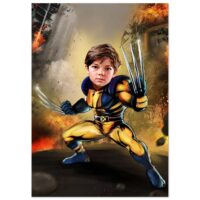 Poster Super-Héros Personnalisé - Wolverine