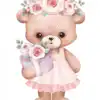 Affiche Prénom Bébé Nounours Personnalisée — 5 Styles, 4 Formats - Fleurs