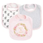 Bavoirs Baby 3-Piece Set – Soft, Water-Repellent Cotton