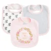 Bavoirs Bébé Lot 3 Pièces – Coton Doux et Imperméables - style 1