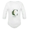 Body Bébé prénom personnalisé - blanc