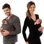 Porte-bébé T-shirt Kangourou – Ajustable unisexe pour bébé