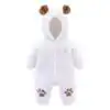 Combinaisons Automne Hiver velour - Blanc