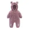 Combinaisons Automne Hiver velour - Violet