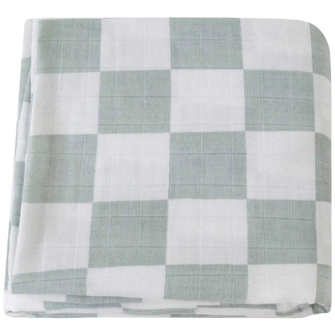 Grand Plaid Gris Vert