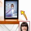 Poster Super-Héros Personnalisé - la reine des neige